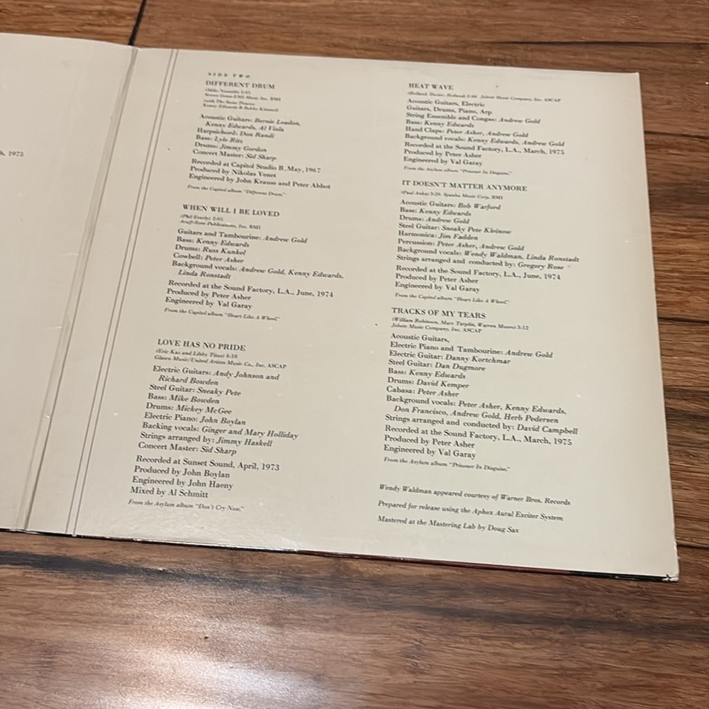 Linda Ronstadt Greatest Hits Vinyl Record LP Gatefold - Picture 4 of 9